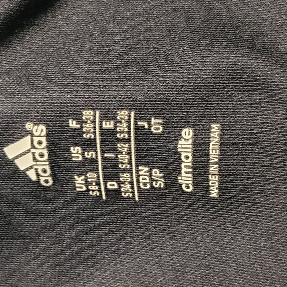 Adidas Women's Long Sleeve Thumbholes Half-Zip Pullover Sweater Size S - Picture 13 of 13